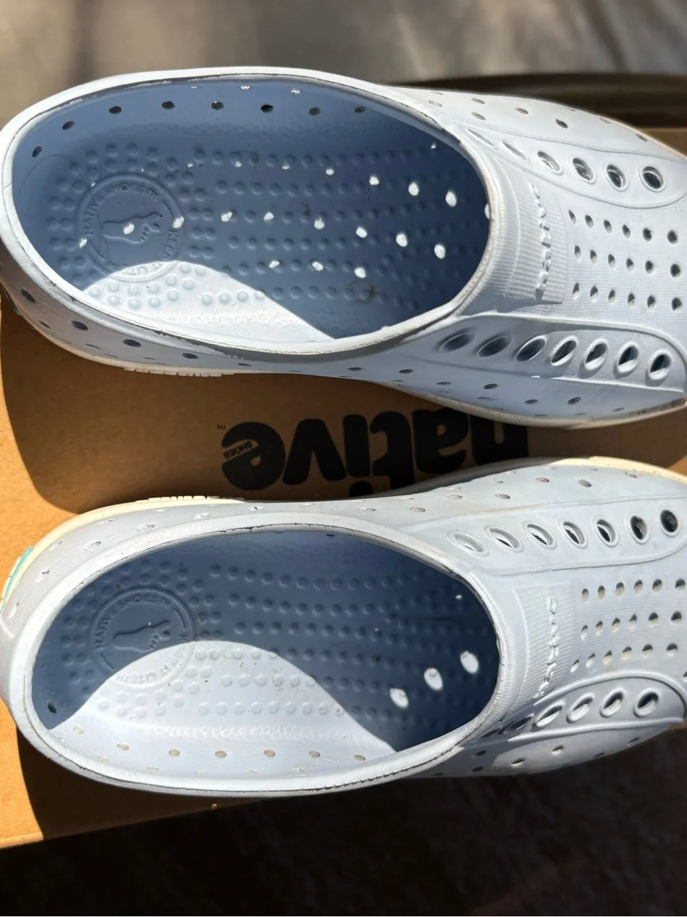 Native Kids Water Shoe - Pale Blue Slip-On
